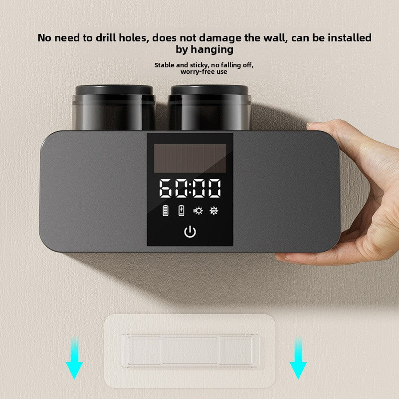 Wall-Mounted Punch-Free Mouthwash Cup Set