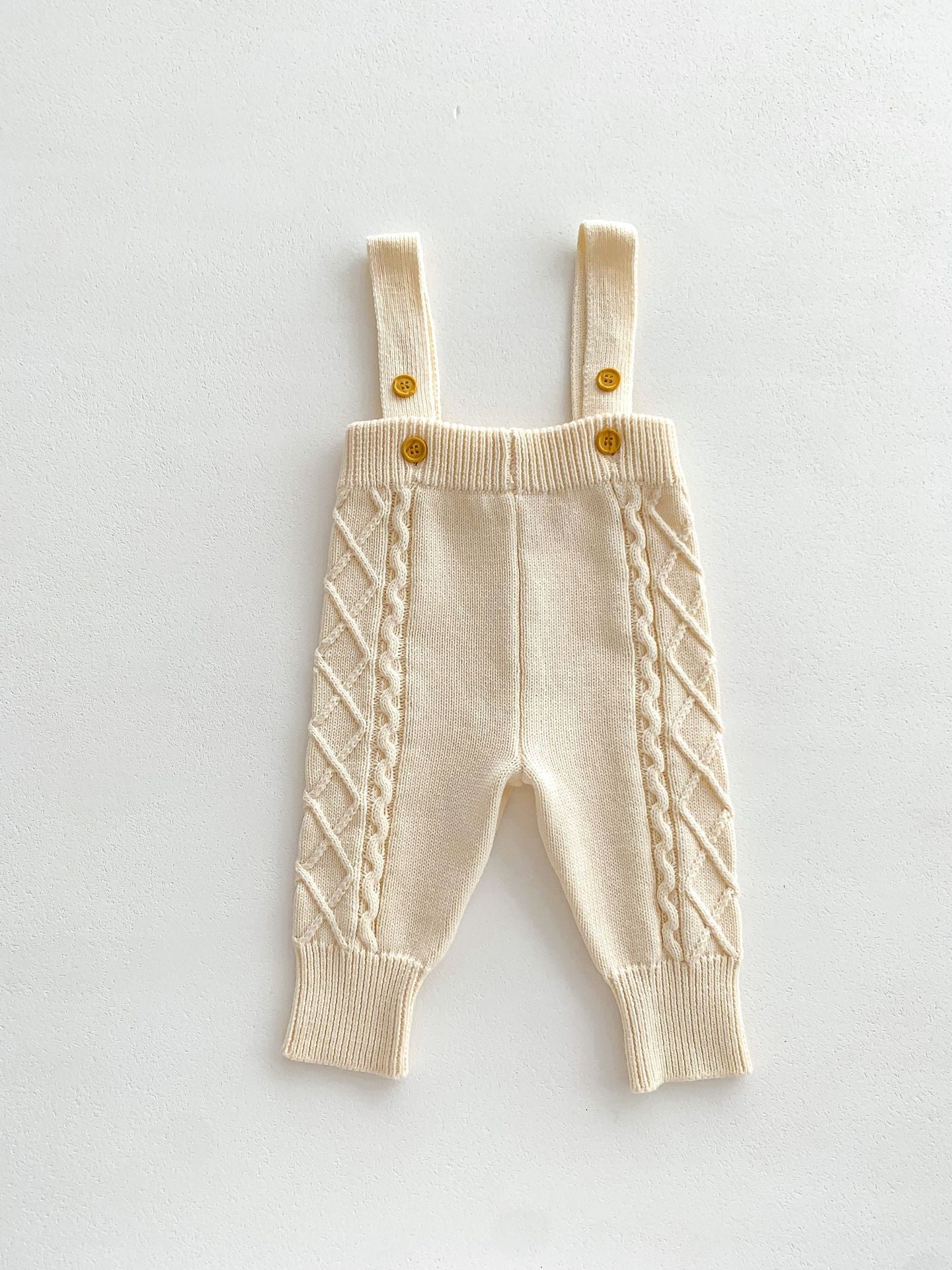 Baby Knit Sweater and Overalls Set
